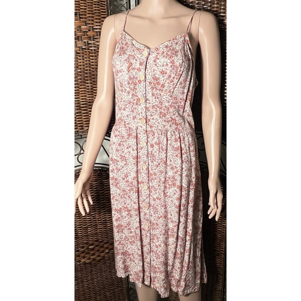 Mimi Chica Womens Dress‎ Size  XLarge Rayon Floral Midi Boho Cottage